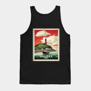 Halifax Nova Scotia Canada Vintage Poster Tourism Tank Top